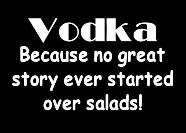 Vodka - Conversation starter decal